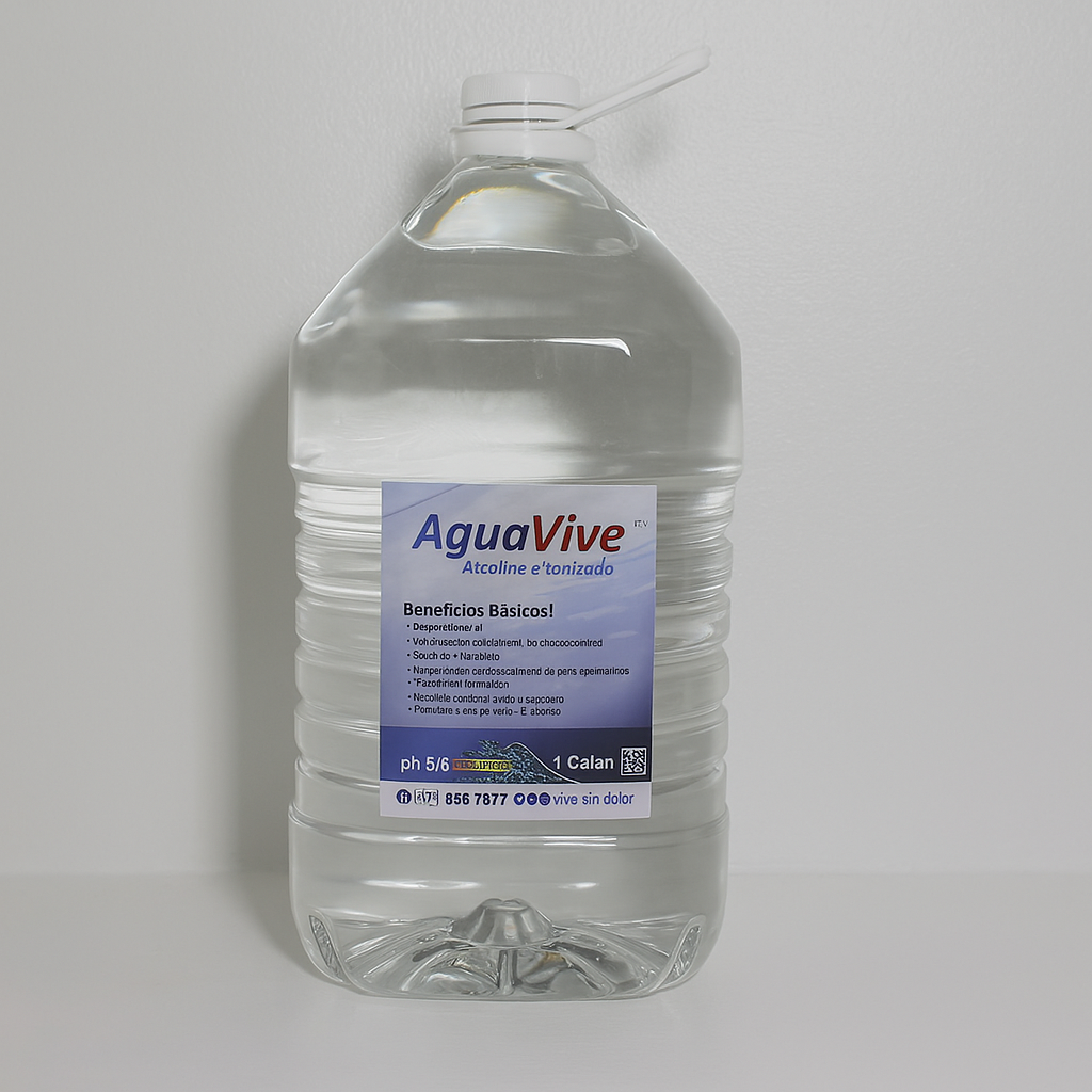Agua Alcalina Ionizada  Vive